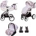 Wózek Uniwersalny 3w1 Mommy Babyactive - Peony
