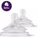 Responsywny smoczek do butelki Natural 3 Kaszka 6m+ Avent