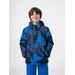 Kurtka chłopięca narciarska HJZ22 JKUMN002 4F - multikolor niebieska