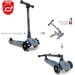 Hulajnoga trzykołowa Highwaykick 3 LED Scootandride - Steel