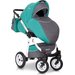 Wózek wielofunkcyjny Nano + śpiwór Riko - malachit