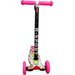 Hulajnoga trzykołowa ze świecącymi kołami H2 R-Sport - Różowa