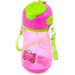 Bidon ze słomką i paskiem 400 ml Trunki - różowy Trixie