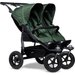 Wózek bliźniaczy Duo Sport koła pompowane TFK - zielony