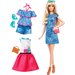 Barbie Fashionistas Lalka i ubranka Mattel - lacey blue