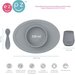 Komplet naczyń silikonowych First Foods Set EZPZ - szary