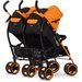 Wózek bliźniaczy Duo Comfort EasyGo - electric orange