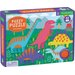 Puzzle sensoryczne z miękkimi aplikacjami Mudpuppy - dinozaury