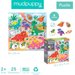 Puzzle podłogowe z elementami specjalnymi 25 el. Mudpuppy - dinozaury