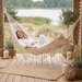 Hamak ogrodowy boho XXL Outtec - beige