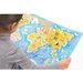 Puzzle Mapa Świata figurki zwierząt 4+ Czuczu