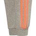 Spodnie dresowe dziewczęce Essentials 3-Stripes Adidas - grey/signal coral