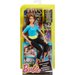 Barbie Lalka Made to move Mattel - niebieski top