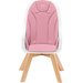 Krzesełko do karmienia Tixi Kinderkraft - pink