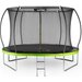 Trampolina Pumpkin 374cm 12ft Outtec - czarna/zielona
