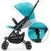 Wózek spacerowy kompaktowy i lekki Mini Dot Kinderkraft - turkusowy