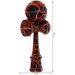 Gra zręcznościowa drewniana Kendama - czerwony