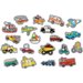 Zestaw magnesów 20 elementów Mudpuppy - środki transportu