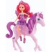 Barbie Mini Wróżka i Pegaz z filmu Mattel - fioletowa