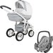 Wózek dziecięcy 3w1 Barletta Deluxe Carbon Adamex + Pebble Plus - 19S