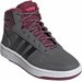 Buty młodzieżowe Hoops Mid 2.0 Adidas - szare/fioletowe