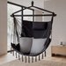 Fotel brazylijski, hamak Boho XXL Outtec - black