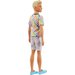 Barbie Ken Fashionistas Mattel - kolorowa kratka