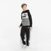 Spodnie juniorskie Essentials+ Colourblock Youth Sweatpants Puma - czarne/szare