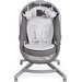 Leżaczek krzesełko Baby Hug Air 4w1 Chicco + materacyk piankowy Fiki Miki - dark grey