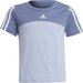 Koszulka dziewczęca Essentials Colorblock Adidas - blue