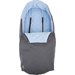Śpiworek do wózka wodoodporny Comfi-Extreme CuddleCo - szary/niebieski