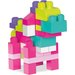 Różowa torba z klockami 60 el. First Builders Mega Bloks