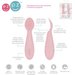Silikonowe łyżeczki Tiny Spoon EZPZ - pastelowy róż