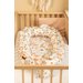 Kokon Velvet z falbanką 80x45cm Sensillo - Piknik brzoskwiniowy