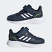 Buty dziecięce Runfalcon 2.0 Adidas - granatowe/zielone/białe