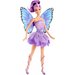 Barbie kolorowa wróżka z filmu Mattel - fioletowa