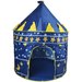 Namiot dla dzieci zamek - niebieski