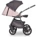 Wózek dziecięcy 2w1 z funkcją bujania Basic Pastel Riko - Pink