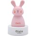 Lampka nocna Led Różowy królik Olala Boutique - różowy królik