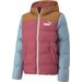 Kurtka juniorska Colourblock Polyball Hooded Jacket 22 Puma - różowa/multi