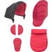 Wózek wielofunkcyjny zestaw 3w1 Urban Plus Chicco - red passion