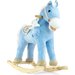 Koń Pony na biegunach z efektami dźwiękowymi Milly Mally - jasnoniebieski