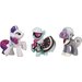 Trójpak mini kucyków My Little Pony - Rarity, Photo Finish, Hoity Toity