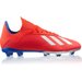 Buty piłkarskie korki X 18.3 FG Junior Adidas - czerwony/niebieski