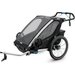 Przyczepka rowerowa dla dwójki dzieci Chariot Sport 2 Thule - czarny