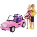 Barbie Samochód plażowy + para lalek Mattel