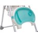 Krzesełko do karmienia Lolly Baby Design - turkusowe