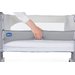 Łóżeczko dostawne Next2Me Magic Chicco - cool grey