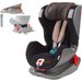 Fotelik samochodowy Glider Softy Isofix 9-25kg Avionaut - czarno-beżowy