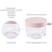 Pojemnik słoiczek szklany z hermetycznym zamknięciem 150 ml Beaba - pink